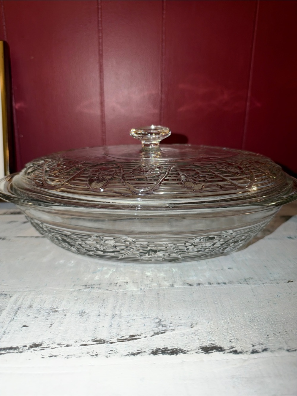 Vintage Anchor Hocking Casserole Dish